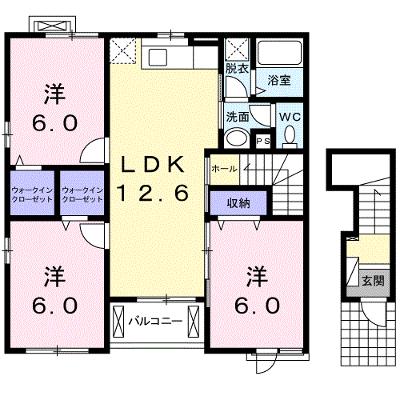 ミラリオ 201【管理NO：1-021485401-02010】 ★家具家電は申し込み後に搬入します★の物件画像