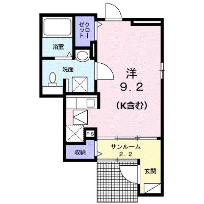 フロイデ　ＫＡＮＡＧＥＮ　Ⅲ 105【管理NO：1-021291701-01040】 ★家具家電は申し込み後に搬入しますの物件画像
