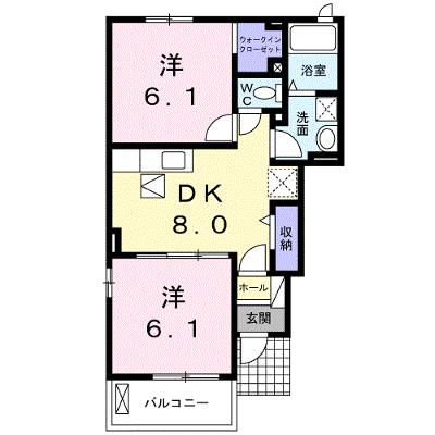 エアリーⅡ 101【管理NO：1-019167101-01010】 ★家具家電は申し込み後に搬入します★の物件画像
