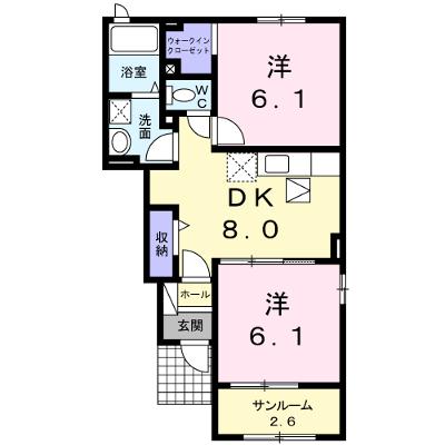 ラフレシールＭ　Ａ 102【管理NO：1-018925601-01020】 ★家具家電は申し込み後に搬入します★の物件画像