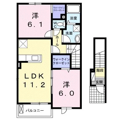 メゾン　ド　ブリーズ 202【管理NO：1-018428801-02020】 ★家具家電は申し込み後に搬入しますの物件画像