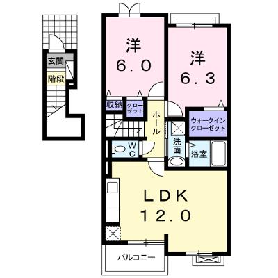 ブルーマーリン　Ｄ 202【管理NO：1-017929602-02020】 ★家具家電は申し込み後に搬入しますの物件画像