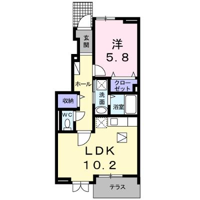 サン・アベニューＢ 102【管理NO：1-017922502-01020】 ★家具家電は申し込み後に搬入します★の物件画像