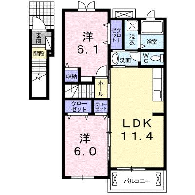 ネオタウンＢ 202【管理NO：1-017674202-02020】 ★家具家電は申し込み後に搬入します★の物件画像