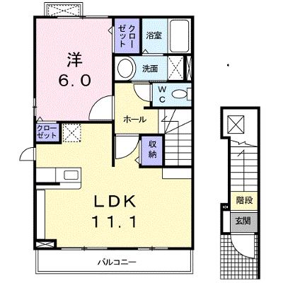 アルバカーサ桜木 201【管理NO：1-017396601-02010】 ★家具家電は申し込み後に搬入します★の物件画像