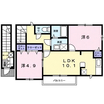 ビバーチェ　ジェイ　ドウエ 201【管理NO：1-015664202-02010】 ★家具家電は申し込み後に搬入します★の物件画像