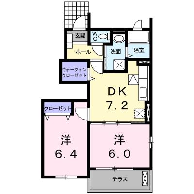アンジュフランＢ 101【管理NO：1-015217702-01010】 ★家具家電は申し込み後に搬入しますの物件画像