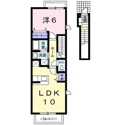 イリーデ・カーサ 201【管理NO：1-014693401-02010】 ★家具家電は申し込み後に搬入します★の物件画像