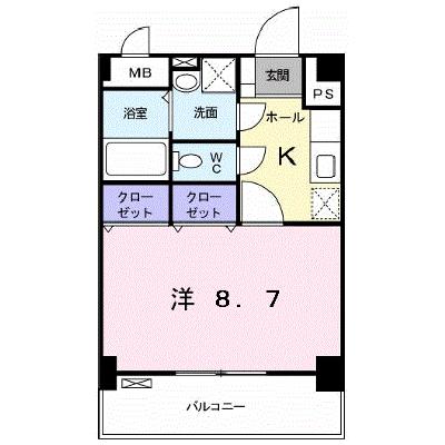 モンシェ　モア・Ⅱ 503【管理NO：1-013967001-05030】 ★家具家電は申し込み後に搬入します★の物件画像
