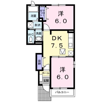 サンリット・オアシスＢ 103【管理NO：1-013549302-01030】 ★家具家電は申し込み後に搬入します★の物件画像