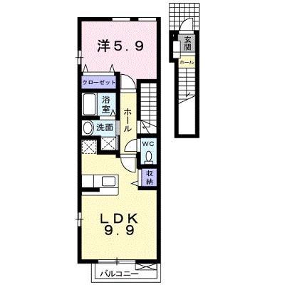 アクア・サイド・ヴィオラＢ 203【管理NO：1-012792102-02030】 ★家具家電は申し込み後に搬入します★の物件画像