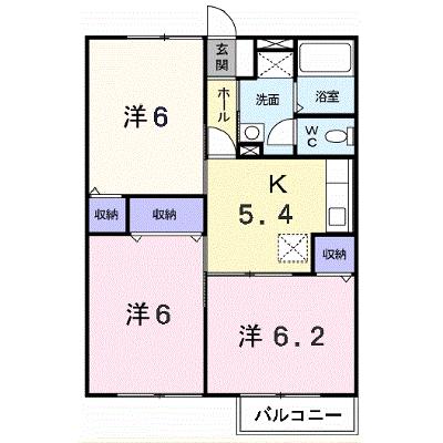 エトワール☆茜 202【管理NO：1-011377901-02020】 ★家具家電は申し込み後に搬入しますの物件画像