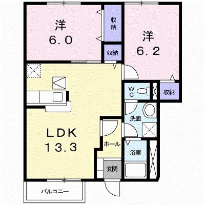 ヴィラ・フォンテーヌ　Ｂ 102【管理NO：1-011115902-01020】 ★家具家電は申し込み後に搬入します★の物件画像