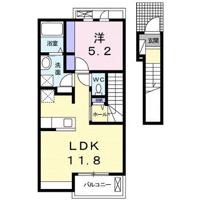 レジデンス鳥生４ 205【管理NO：1-024652104-02040】 ★家具家電は申し込み後に搬入しますの物件画像
