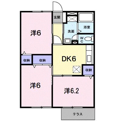 アバンティハイツ 105【管理NO：1-010054701-01040】 ★家具家電は申し込み後に搬入しますの物件画像