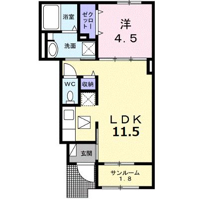 メゾン・アリエッタ 103【管理NO：1-028022901-01030】 ★家具家電は申し込み後に搬入しますの物件画像