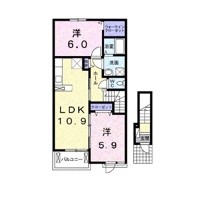 エスペランサＢ０１６ 202【管理NO：1-021560402-02020】 ★家具家電は申し込み後に搬入します 2026年08月中旬入居可能の物件画像