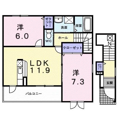 トレスタージュ　Ｂ 203【管理NO：1-016447102-02030】 ★家具家電は申し込み後に搬入しますの物件画像