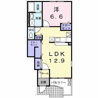 ファスタージュ　Ⅱ 102【管理NO：1-014997602-01020】 ★家具家電は申し込み後に搬入しますの物件画像