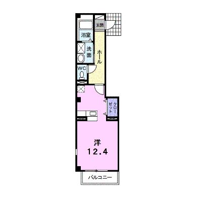 ブローテ・フルカワ 103【管理NO：1-014453701-01030】 ★家具家電は申し込み後に搬入しますの物件画像