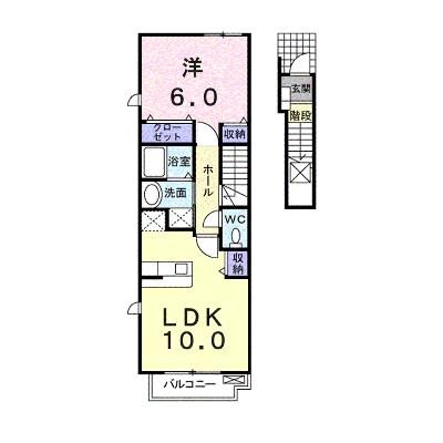 プリマヴェーラＳＴ　Ａ 203【管理NO：1-014391401-02030】 ★家具家電は申し込み後に搬入しますの物件画像
