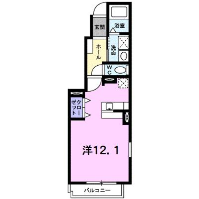 パストラーレ道後Ｃ 101【管理NO：1-014279703-01010】 ★家具家電は申し込み後に搬入します★の物件画像