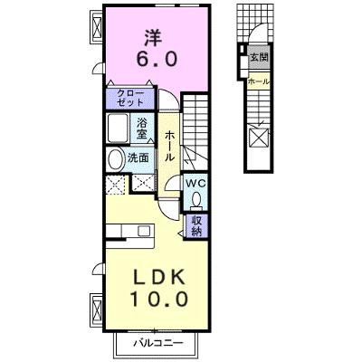 メゾン・ド・フレーシュＡ 203【管理NO：1-013820801-02030】 ★家具家電は申し込み後に搬入しますの物件画像