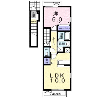 ブルームンＡ 201【管理NO：1-013147601-02010】 ★家具家電は申し込み後に搬入します★の物件画像