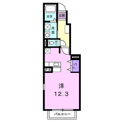 クレメント・エヌ　Ｂ 105【管理NO：1-012878002-01040】 ★家具家電は申し込み後に搬入します★の物件画像