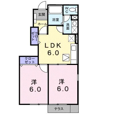 コーストアヴェニューＢ 101【管理NO：1-012106902-01010】 ★家具家電は申し込み後に搬入しますの物件画像