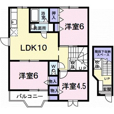 Ｗｏｏｄ　Ｐａｒｋ　Ｎ　Ｂ 201【管理NO：1-007110502-02010】 ★家具家電は申し込み後に搬入します★の物件画像
