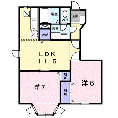 ウエストコート　Ａ 103【管理NO：1-006158201-01030】 ★家具家電は申し込み後に搬入します★の物件画像