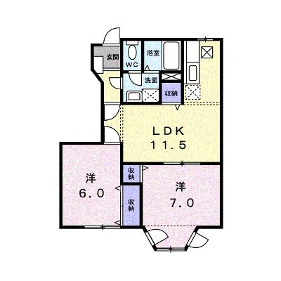 ウエストコート　Ａ 102【管理NO：1-006158201-01020】 ★家具家電は申し込み後に搬入しますの物件画像