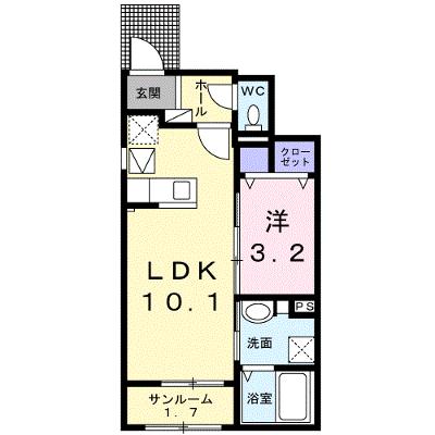 ヴェル・ドミールＫ 103【管理NO：1-028218401-01030】 ★家具家電は申し込み後に搬入します★の物件画像