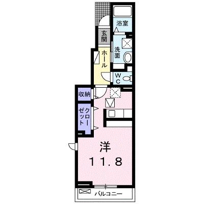 ハピネス　縁　Ⅱ 102【管理NO：1-022037802-01020】 ★家具家電は申し込み後に搬入しますの物件画像