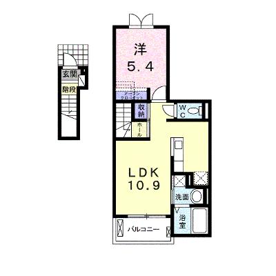 アミューゼ・クレールⅡ 202【管理NO：1-021975402-02020】 ★家具家電は申し込み後に搬入しますの物件画像