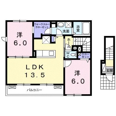 ルラシオン　エヌ 201【管理NO：1-020767201-02010】 ★家具家電は申し込み後に搬入します★の物件画像
