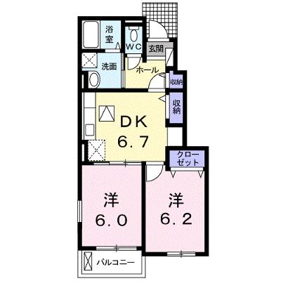 メルヘン・シュロスＢ 103【管理NO：1-020412302-01030】 ★家具家電は申し込み後に搬入しますの物件画像