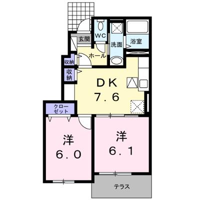 アンダー　ワン　ルーフ　Ⅰ 102【管理NO：1-019431001-01020】 ★家具家電は申し込み後に搬入します★の物件画像