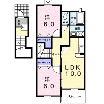 アルモニー・Ｋ 201【管理NO：1-018756901-02010】 ★家具家電は申し込み後に搬入します★の物件画像