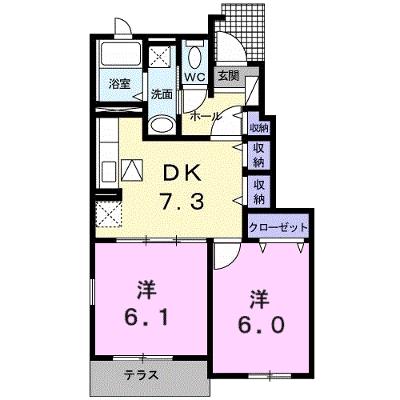モリジェラートＢ 103【管理NO：1-016279802-01030】 ★家具家電は申し込み後に搬入します★の物件画像
