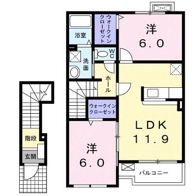 アンジュ・Ｋ　Ⅰ 202【管理NO：1-015014501-02020】 ★家具家電は申し込み後に搬入します 2026年07月中旬入居可能の物件画像