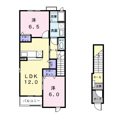 サンリット　エアリー　Ｂ 201【管理NO：1-014275102-02010】 ★家具家電は申し込み後に搬入しますの物件画像