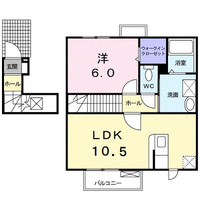 レーベン・バオム　Ｃ 201【管理NO：1-014268203-02010】 ★家具家電は申し込み後に搬入しますの物件画像
