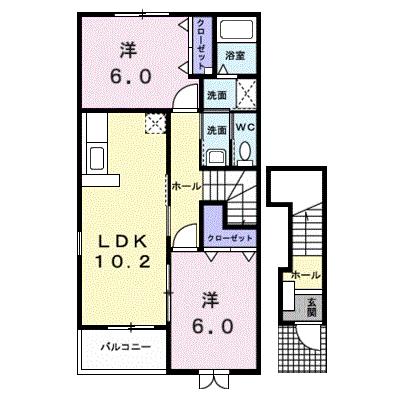 フロスト・プローデ　Ａ 201【管理NO：1-014108201-02010】 ★家具家電は申し込み後に搬入しますの物件画像