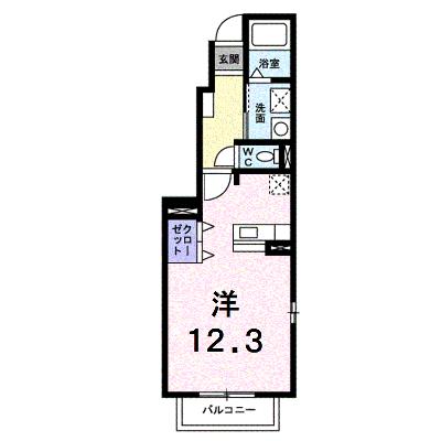 クレメント・エヌ　Ｂ 101【管理NO：1-012878002-01010】 ★家具家電は申し込み後に搬入しますの物件画像