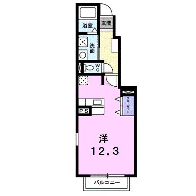 クレメント・エヌ　Ａ 105【管理NO：1-012878001-01040】 ★家具家電は申し込み後に搬入しますの物件画像