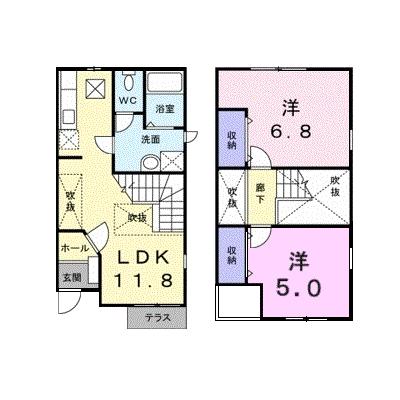 ル　トワ　ヴェ－ルＡ 101【管理NO：1-012561601-01010】 ★家具家電は申し込み後に搬入しますの物件画像