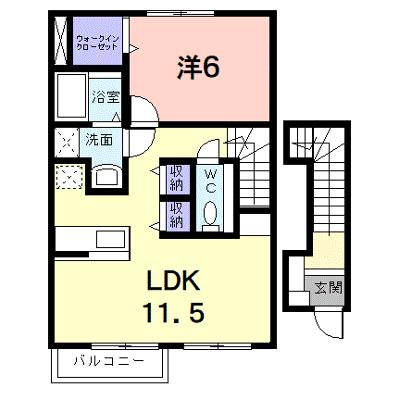 サン　リット　Ｂ 202【管理NO：1-012200602-02020】 ★家具家電は申し込み後に搬入します★の物件画像