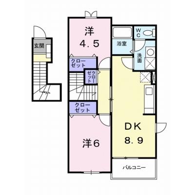 ビルゴ・レオーネＡ 201【管理NO：1-011520201-02010】 ★家具家電は申し込み後に搬入しますの物件画像